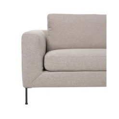 Divano 3 Posti Con Piedini In Metallo Cucita*Westwing Collection New