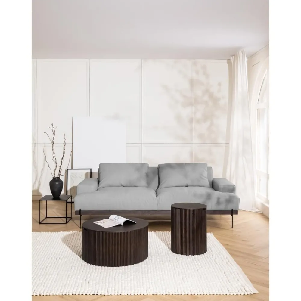 Divano 3 Posti Con Piedini In Metallo Brooks*Westwing Collection Outlet