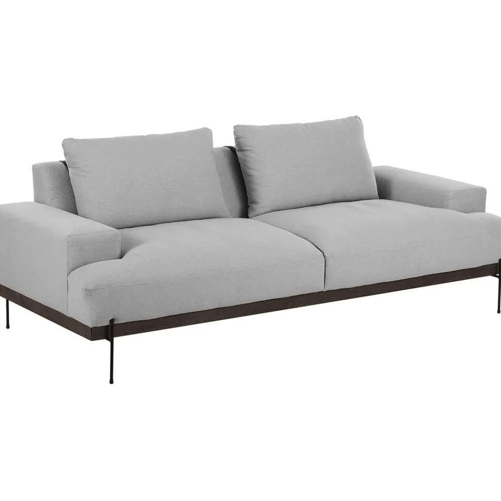 Divano 3 Posti Con Piedini In Metallo Brooks*Westwing Collection Outlet