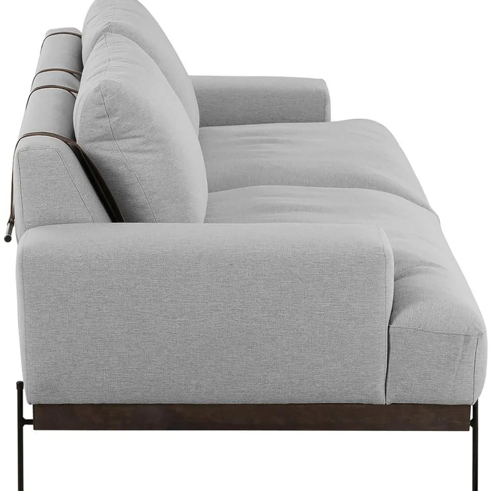 Divano 3 Posti Con Piedini In Metallo Brooks*Westwing Collection Outlet