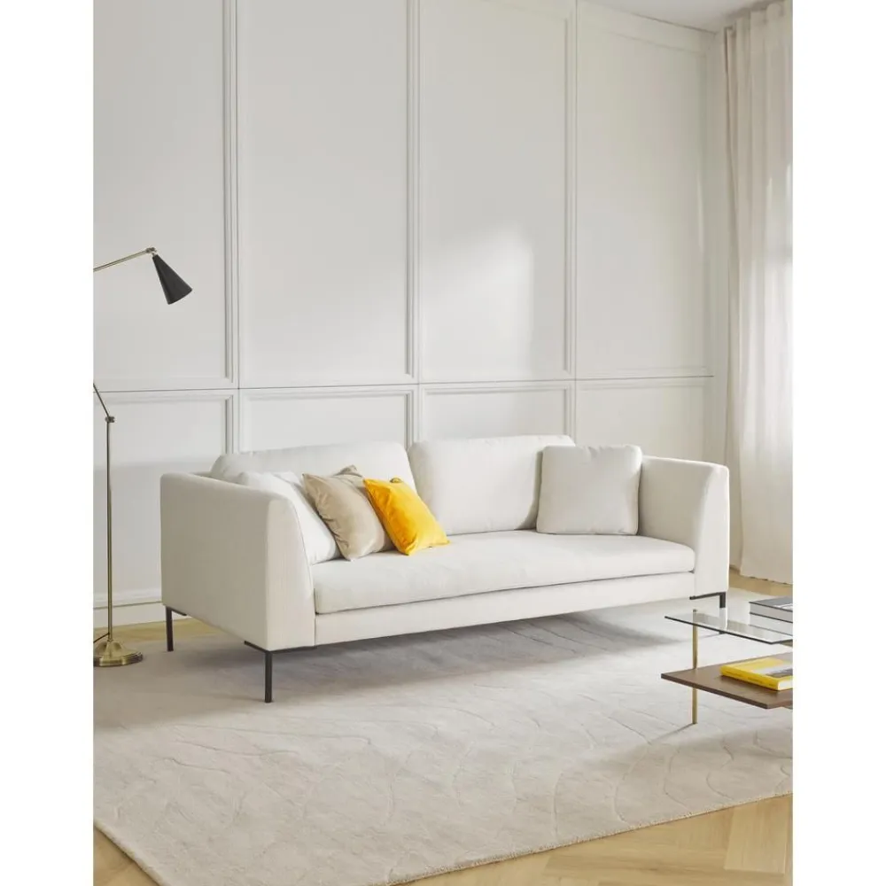 Divano 3 Posti Con Piedini In Metallo Emma*Westwing Collection Discount