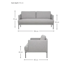 Divano 2 Posti Fluente*Westwing Collection Outlet