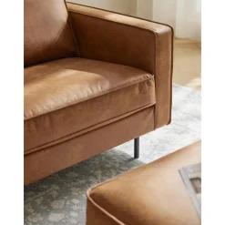 Divano 3 Posti In Pelle Riciclata Hunter*Westwing Collection Hot