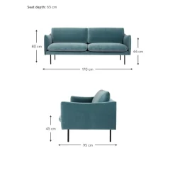 Divano 2 Posti In Velluto Moby*Westwing Collection Hot