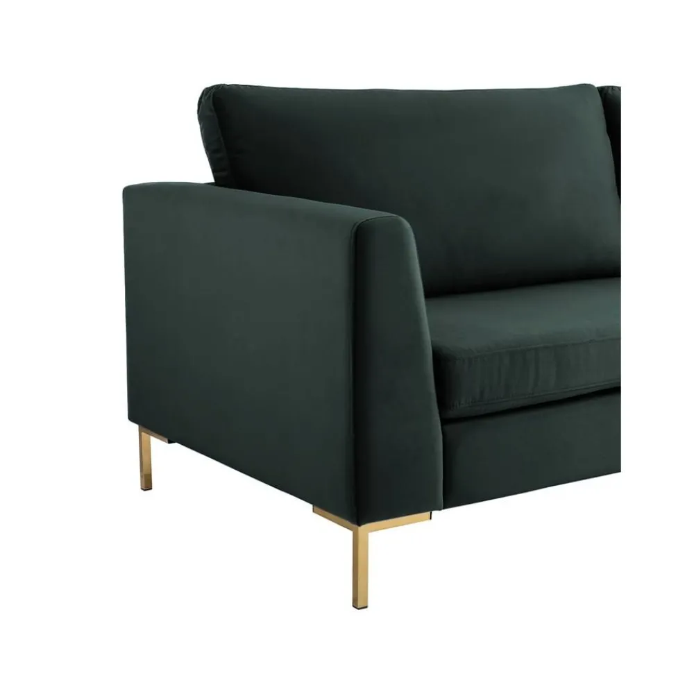 Divano 3 Posti In Velluto Luna*Westwing Collection Best