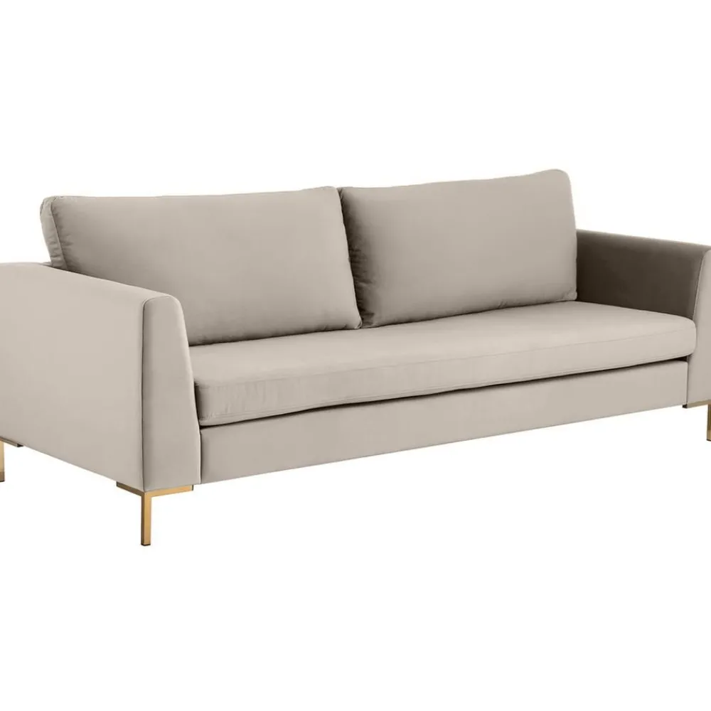 Divano 3 Posti In Velluto Luna*Westwing Collection Online