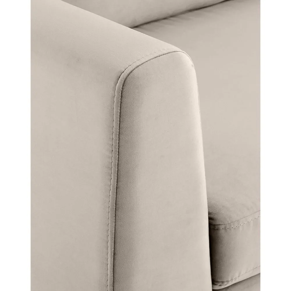 Divano 3 Posti In Velluto Luna*Westwing Collection Online