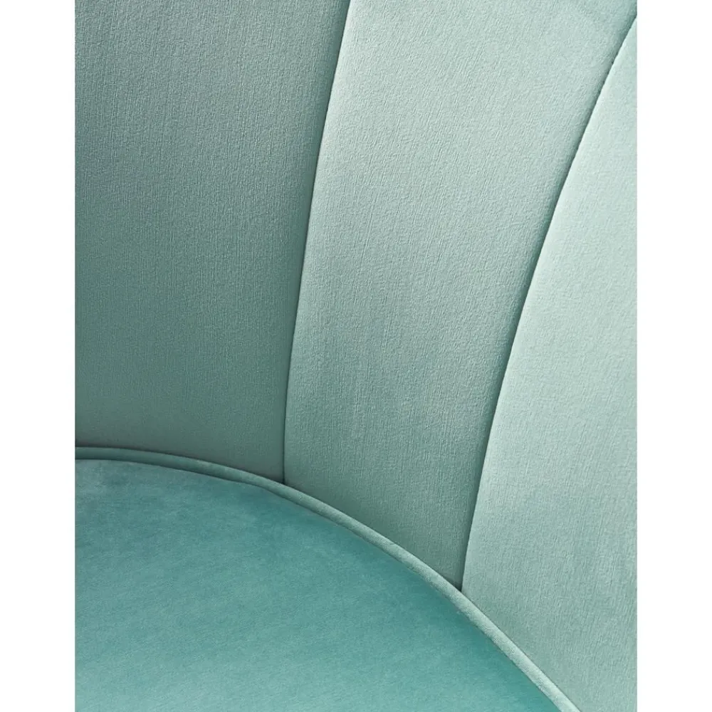 Divano 2 Posti In Velluto Con Piedini In Metallo Oyster*Westwing Collection Sale