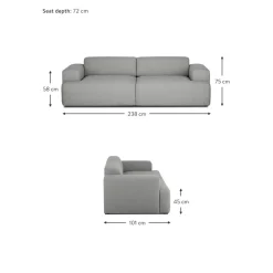 Divano 3 Posti Melva*Westwing Collection Outlet