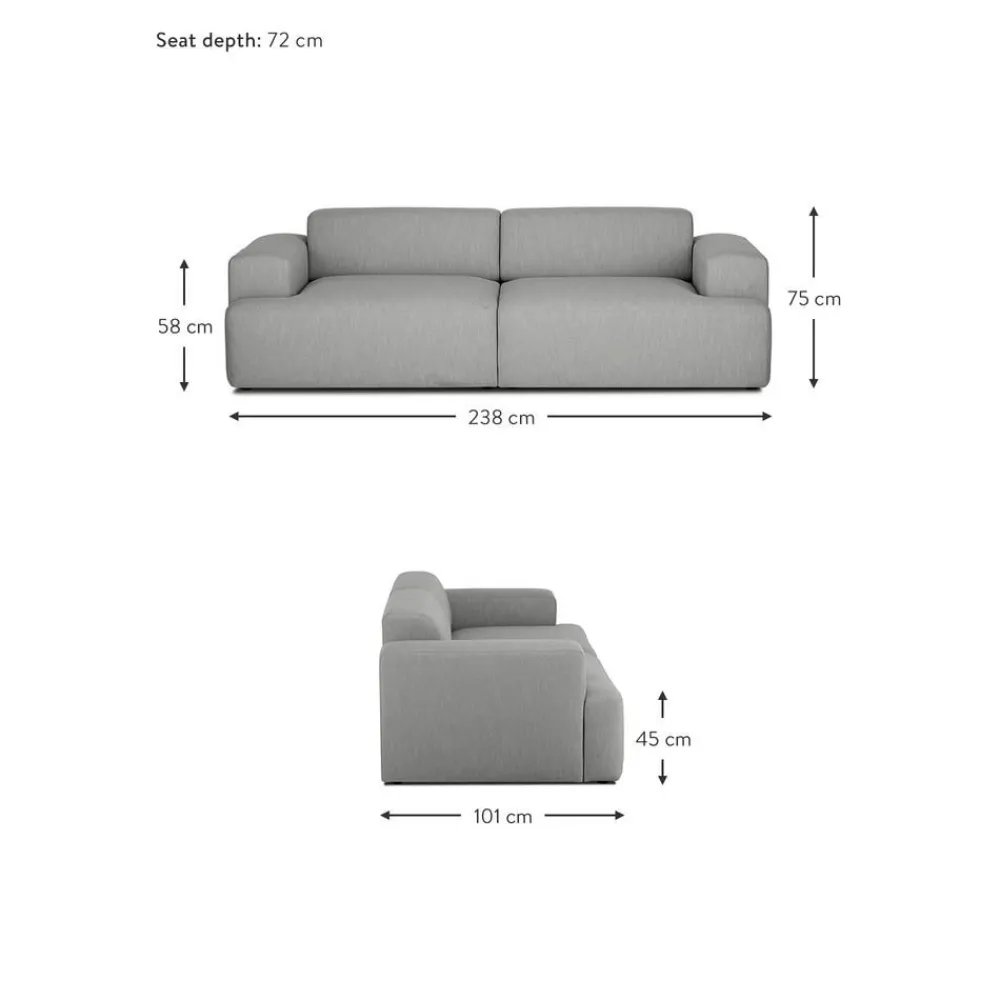 Divano 3 Posti Melva*Westwing Collection Outlet