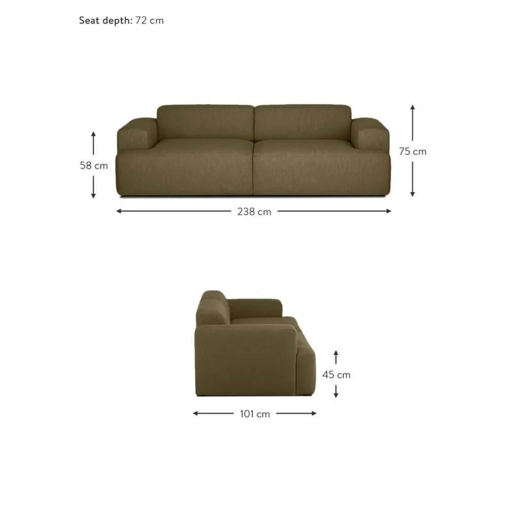 Divano 3 Posti Melva*Westwing Collection New