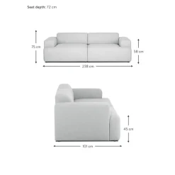 Divano 3 Posti Melva*Westwing Collection Sale