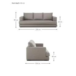 Divano 3 Posti Tribeca*Westwing Collection New