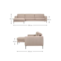 Divano Angolare 4 Posti Cucita*Westwing Collection Sale