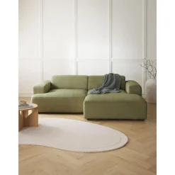 Divano Angolare 3 Posti In Velluto A Coste Melva*Westwing Collection Fashion