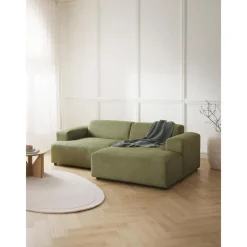 Divano Angolare 3 Posti In Velluto A Coste Melva*Westwing Collection Fashion