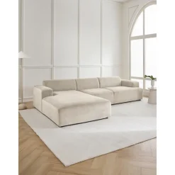 Divano Angolare 4 Posti In Velluto A Coste Melva*Westwing Collection New