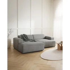 Divano Angolare 3 Posti In Velluto A Coste Melva*Westwing Collection Sale