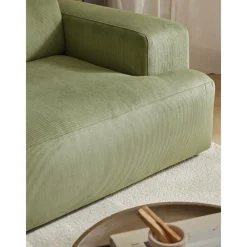 Divano Angolare 4 Posti In Velluto A Coste Melva*Westwing Collection Hot