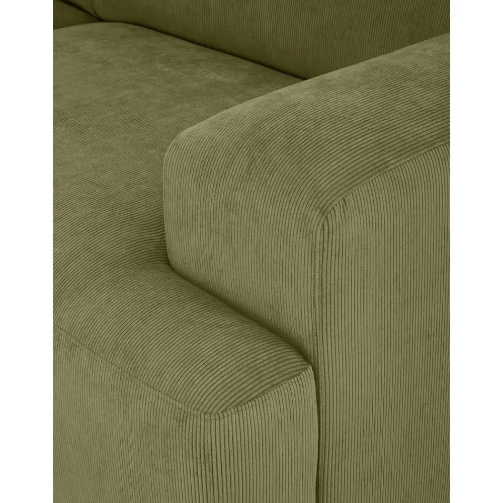 Divano Angolare 4 Posti In Velluto A Coste Melva*Westwing Collection Hot