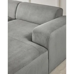 Divano Angolare A 4 Posti In Velluto A Coste Melva*Westwing Collection Outlet