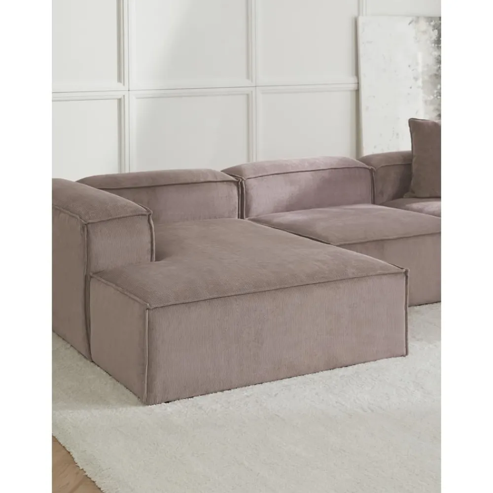 Divano Angolare Componibile In Velluto A Coste Lennon*Westwing Collection Best