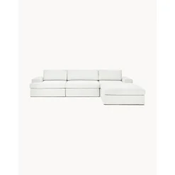 Divano Angolare Componibile 4 Posti Con Rivestimento Sfoderabile Russell*Westwing Collection New