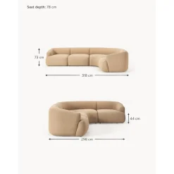 Divano Angolare Componibile 4 Posti In Boucle Sofia*Westwing Collection Hot