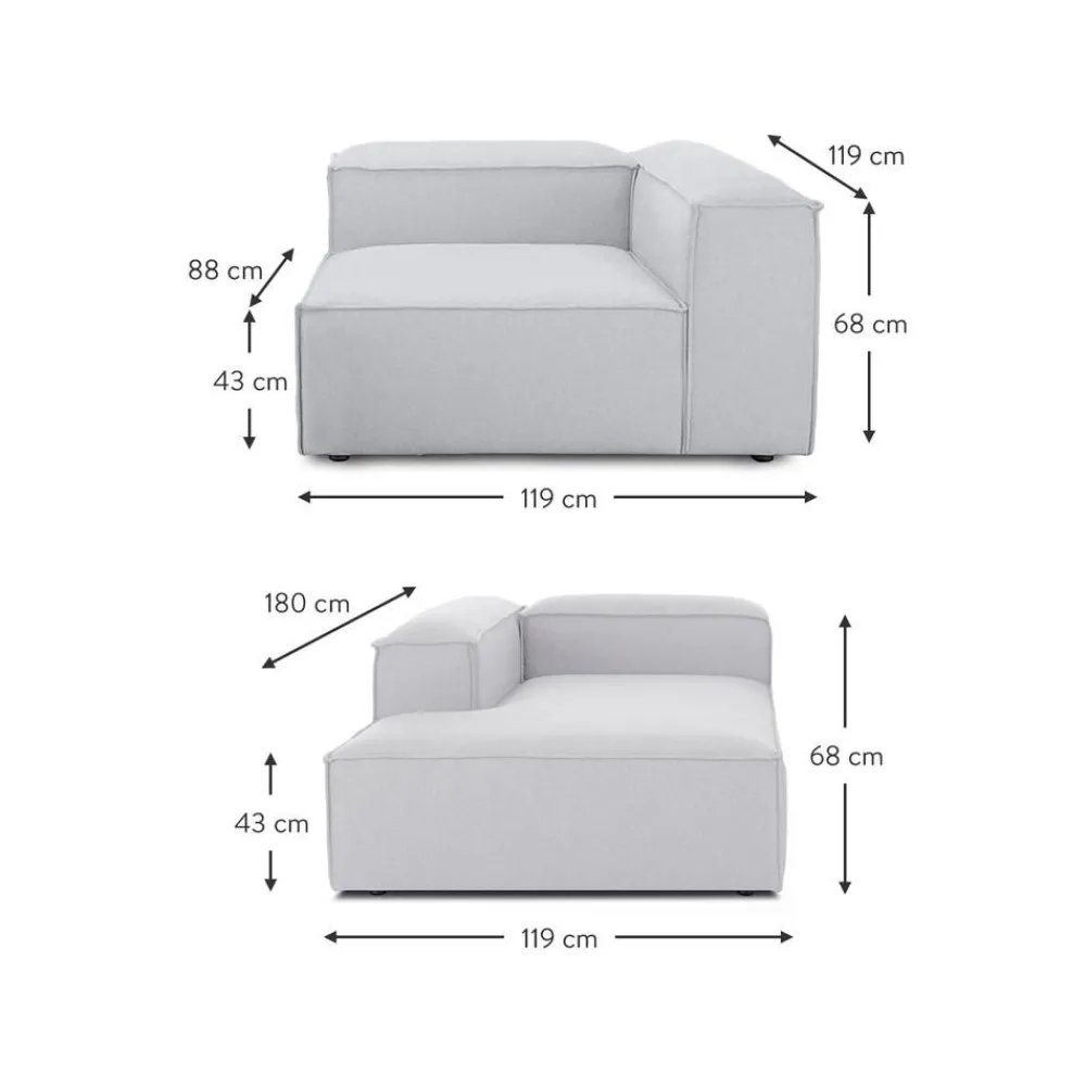 Divano Angolare Componibile Lennon*Westwing Collection Best