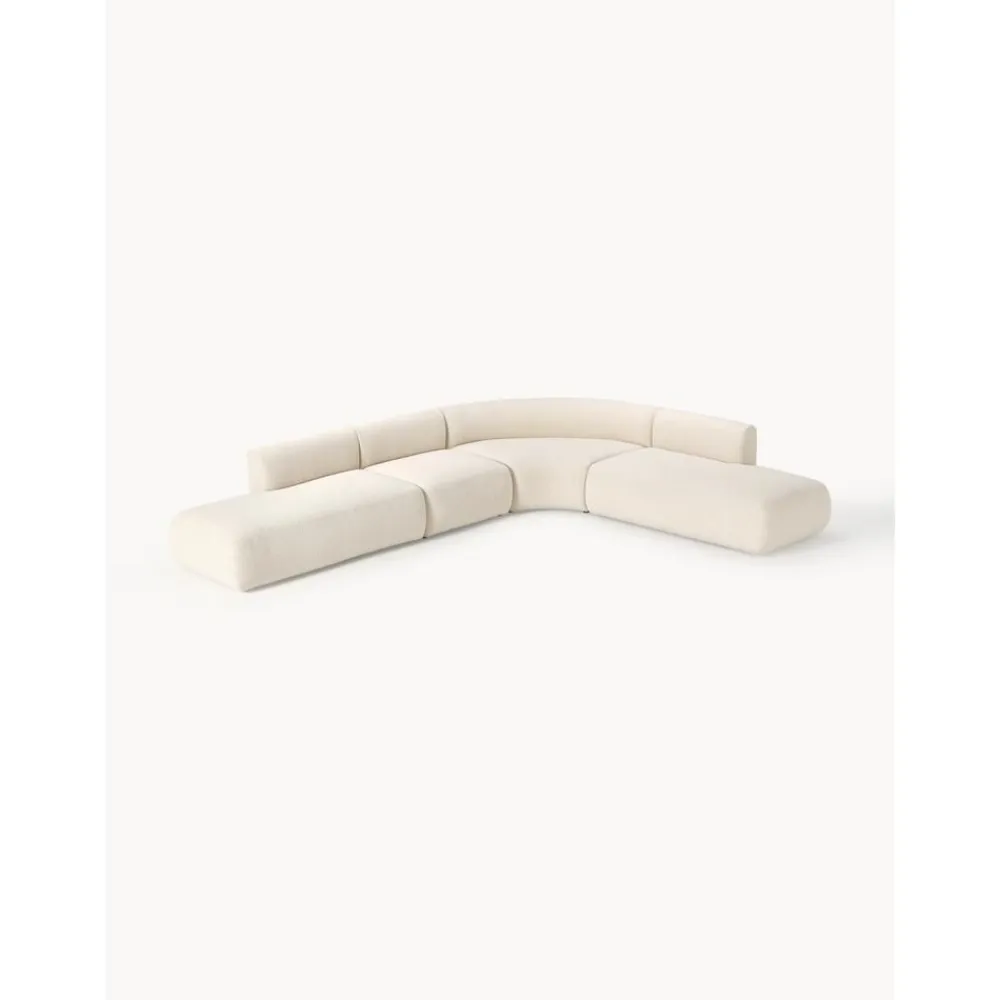 Divano Angolare Componibile 4 Posti In Boucle Sofia*Westwing Collection Hot