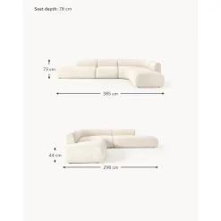 Divano Angolare Componibile 4 Posti In Boucle Sofia*Westwing Collection Hot