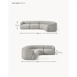 Divano Angolare Componibile 4 Posti Sofia*Westwing Collection Sale