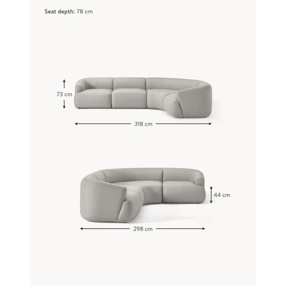 Divano Angolare Componibile 4 Posti Sofia*Westwing Collection Sale