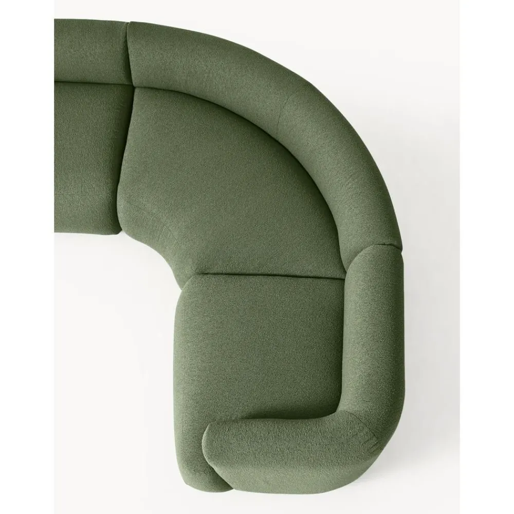 Divano Angolare Componibile 4 Posti In Boucle Sofia*Westwing Collection New