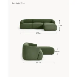 Divano Angolare Componibile 3 Posti In Boucle Sofia*Westwing Collection Hot