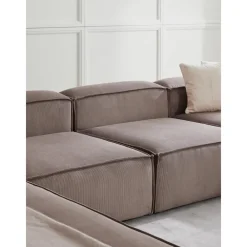 Divano Angolare Componibile In Velluto A Coste Lennon*Westwing Collection Sale