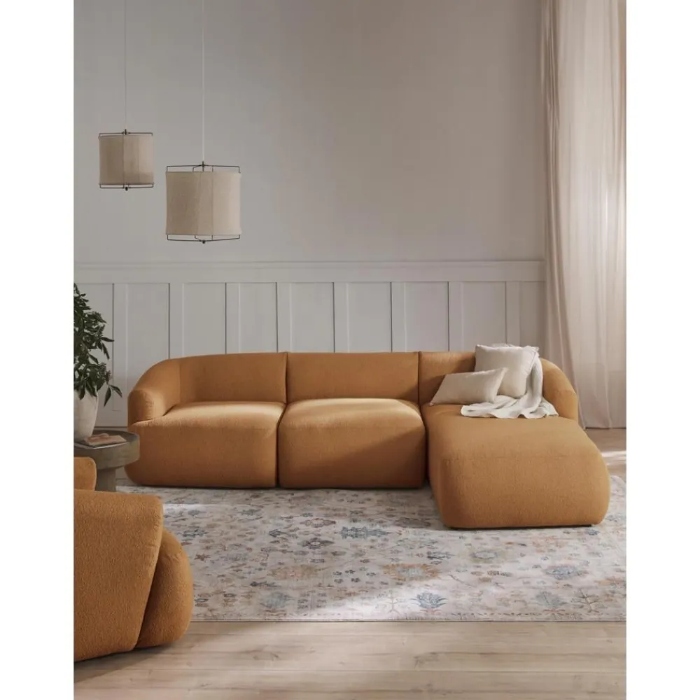 Divano Angolare Componibile 3 Posti In Boucle Sofia*Westwing Collection Sale