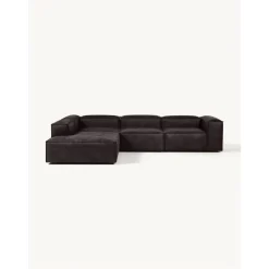 Divano Angolare Componibile Xl In Pelle Riciclata Lennon*Westwing Collection Discount