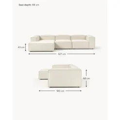 Divano Angolare Componibile Lennon*Westwing Collection Best