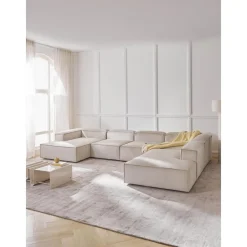 Divano Angolare Componibile In Velluto A Coste Lennon*Westwing Collection New