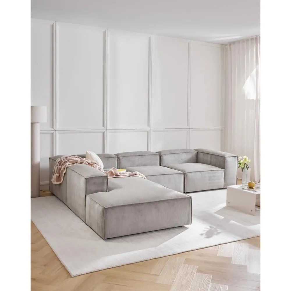 Divano Angolare Componibile Xl In Velluto A Coste Lennon*Westwing Collection Fashion