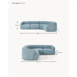 Divano Angolare Componibile 4 Posti In Boucle Sofia*Westwing Collection Sale