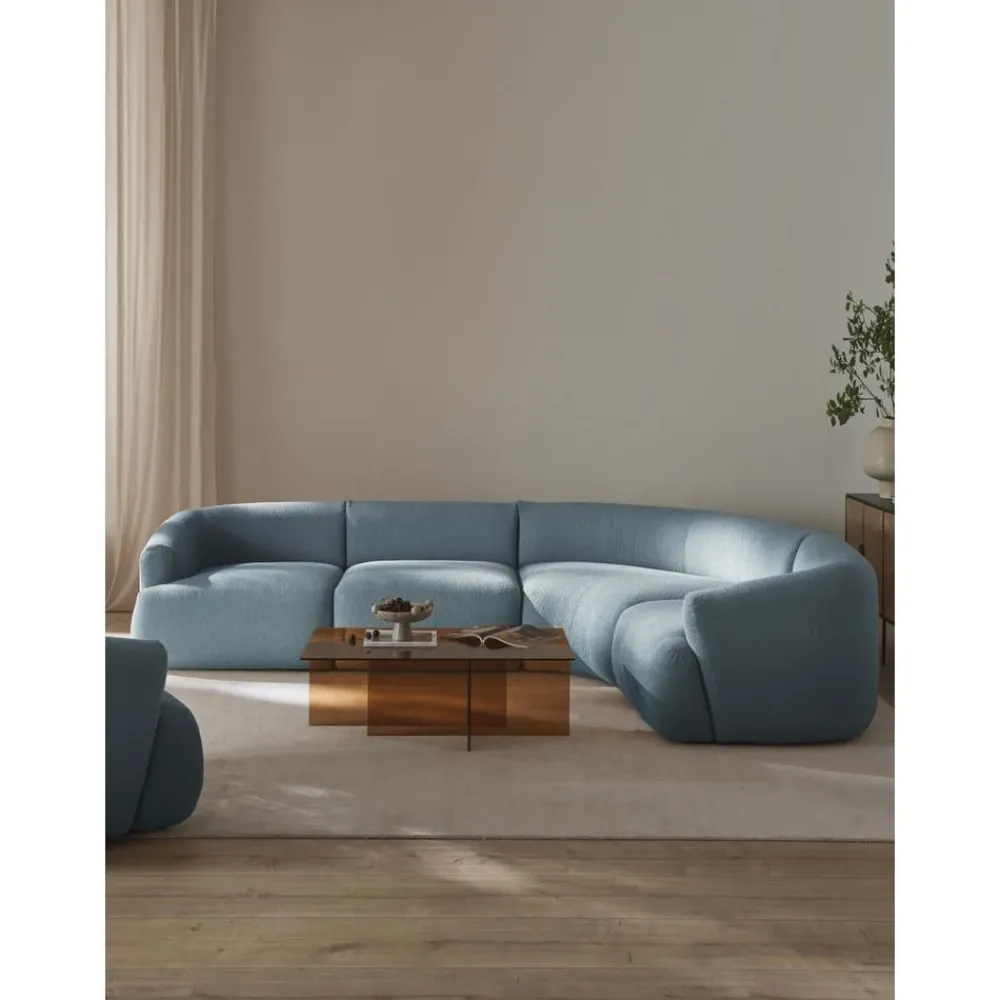 Divano Angolare Componibile 4 Posti In Boucle Sofia*Westwing Collection Sale