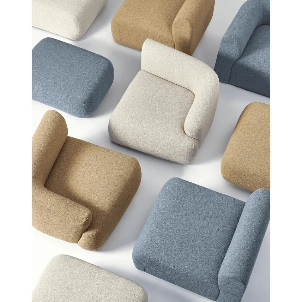 Divano Angolare Componibile 4 Posti In Boucle Sofia*Westwing Collection Sale