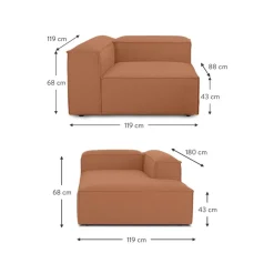 Divano Angolare Componibile Lennon*Westwing Collection Clearance