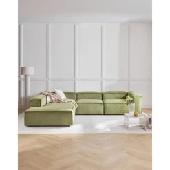 Divano Angolare Componibile Xl In Velluto A Coste Lennon*Westwing Collection Fashion