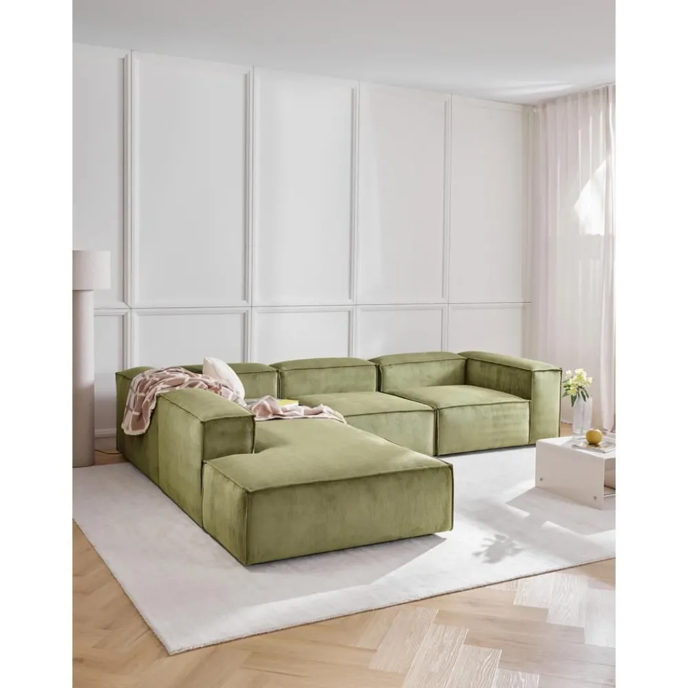 Divano Angolare Componibile Xl In Velluto A Coste Lennon*Westwing Collection Fashion