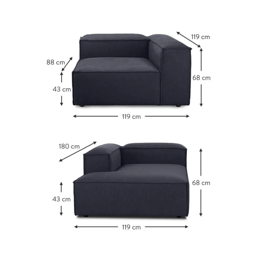 Divano Angolare Componibile Lennon*Westwing Collection New