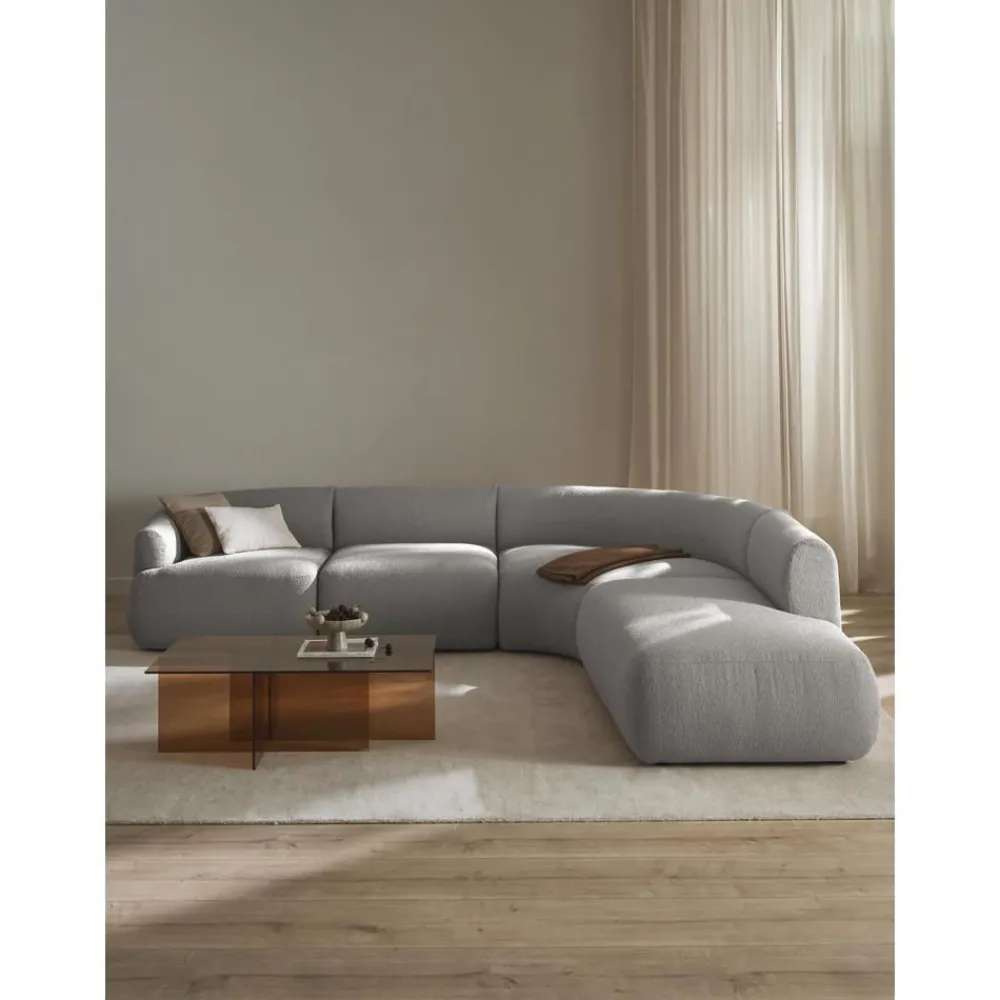 Divano Angolare Componibile 4 Posti In Boucle Sofia*Westwing Collection Best
