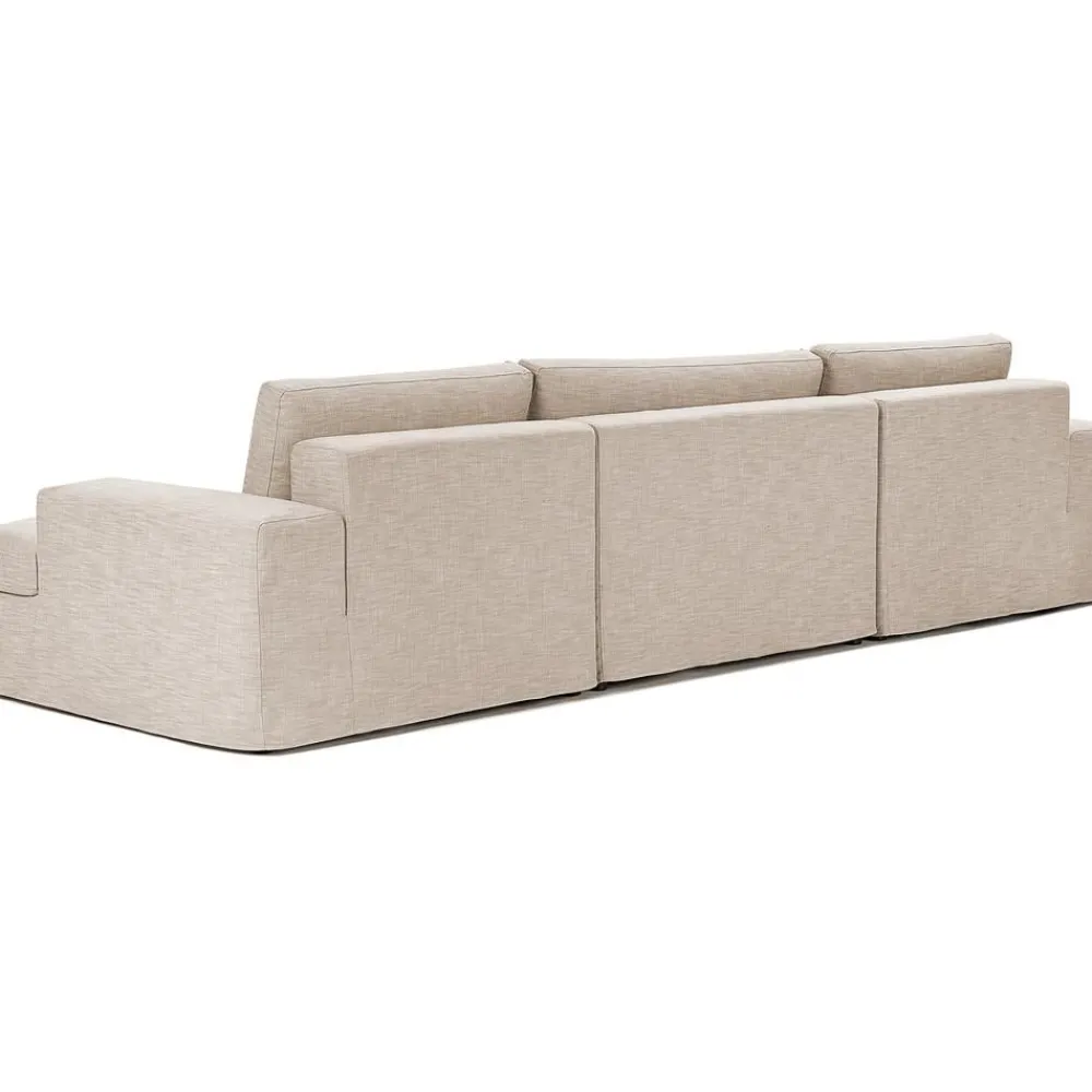 Divano Angolare Componibile 4 Posti Con Rivestimento Sfoderabile Russell*Westwing Collection Outlet